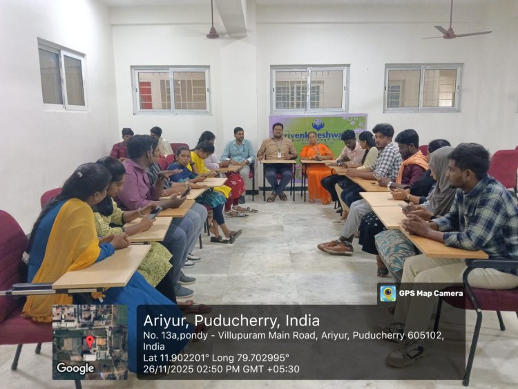 NSS Unit of SVCET celebrated Constitution Day on  the theme  Equality on 26th November 2025