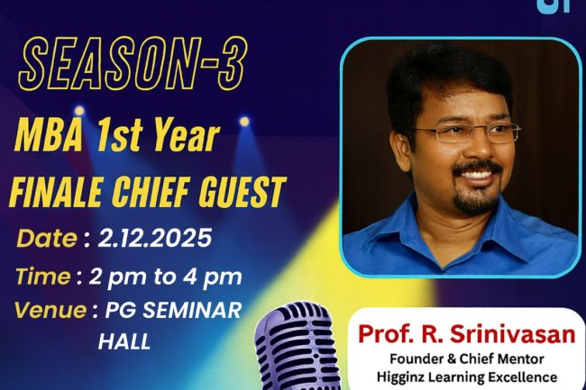 Talkathon Season III for the SVCET MBA I Year students on 2nd December 2025