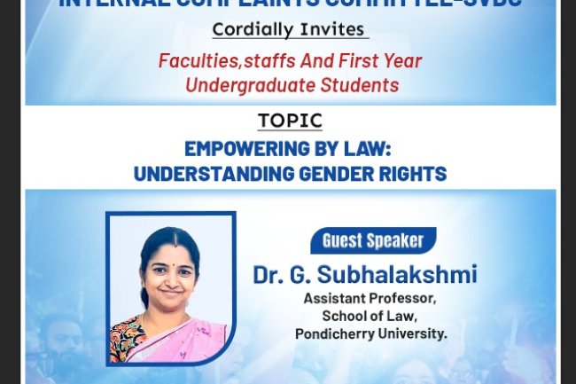 Gender Equity program for Undergraduate students 2025