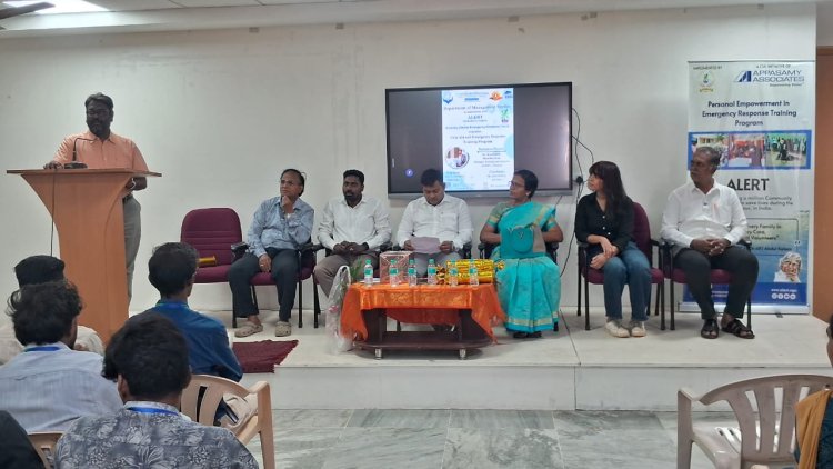 First Aid and Emergency Response Training Programme on 23rd December 2025 by SVCET MBA Dept in association with ALERT