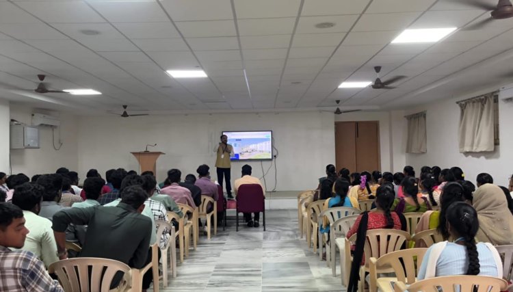 SVCET MBA Dept MMA Student Chapter organized a LOU Signing Ceremony along with two seminar sessions on 16th December 2025
