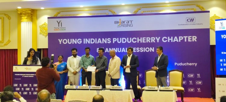 14 SVCET I YEAR  MBA students  have actively participated in the Changing Lives Contest organized by Young Indians Yi Puducherry Chapter and achieved FIRST and THIRD PRIZES