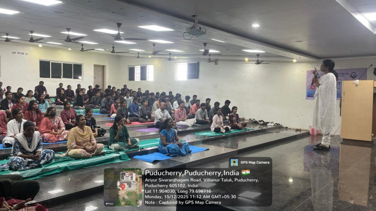 SVCOPT Organizes Special Inductory Programme on Mindfulness and Well-Being to Mark World Meditation Day