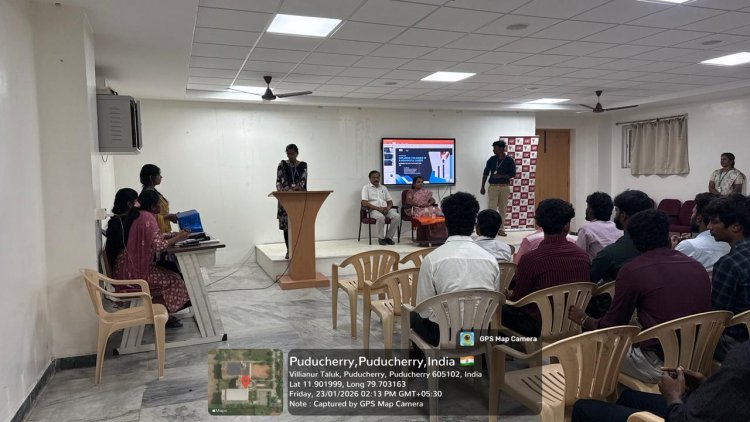 SVCET  Dept of Management Studies organized  Exploring the Choice of a Meaningful Career in MBA Session on 23rd January2026