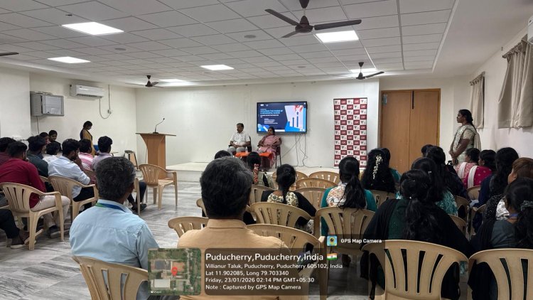 SVCET  Dept of Management Studies organized  Exploring the Choice of a Meaningful Career in MBA Session on 23rd January2026