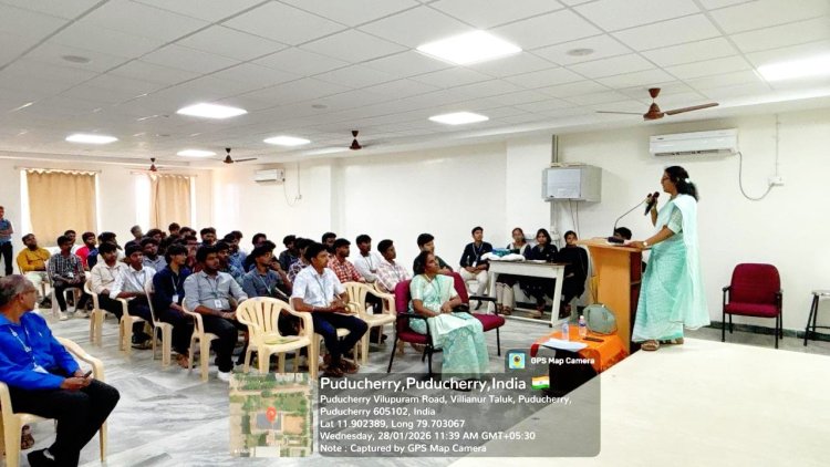 SVCET Department of Management Studies organized Campus to Career session on 28th January 2026