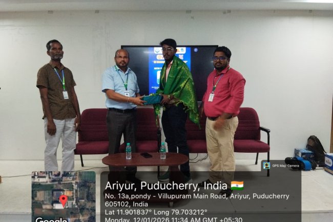 On account of National Youth Day on 12th January 2026 SVCET organized an Alumni Talk on Igniting Youth Innovation and Entrepreneurship