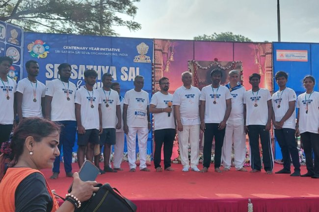 SVCET NSS Students participated in Sri Sathya Sai Run and  Ride Puducherry event held on 22nd February 2026