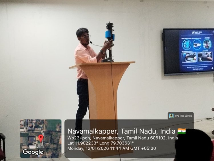 On account of National Youth Day on 12th January 2026 SVCET organized an Alumni Talk on Igniting Youth Innovation and Entrepreneurship