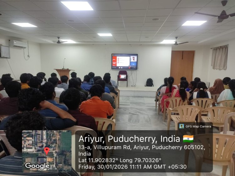 SVCET hosted session on Cyber Attacks and Their Mitigation  Role of AI in Modern Cybersecurity