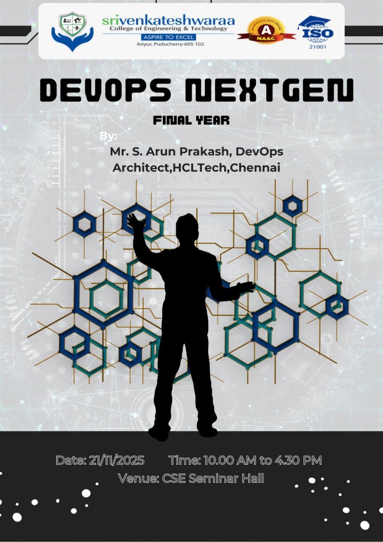 The Seminar Hall for an intensive  DevOps NextGen 