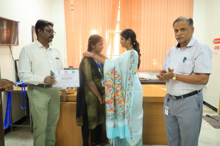 SVCET got Third Place in Pondicherry University Inter-Collegiate Cricket for Boys on 6th February 2026