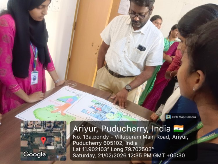 GREEN ART CHALLENGE  A CREATIVE CELEBRATION OF SUSTAINABILITY on 21ST FEB 2026 AT SVCET