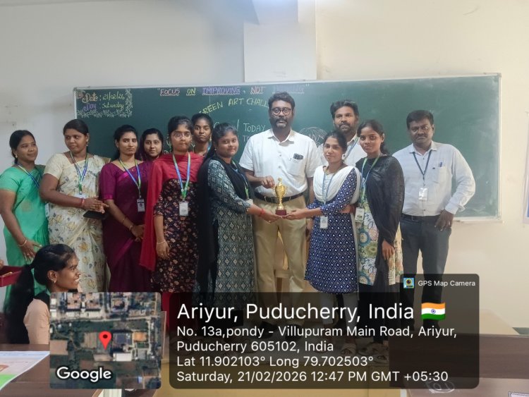 GREEN ART CHALLENGE  A CREATIVE CELEBRATION OF SUSTAINABILITY on 21ST FEB 2026 AT SVCET