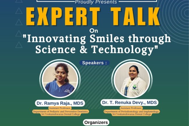 SVCET IIC Cell conducted event  on Innovating Smiles through Science and Technology