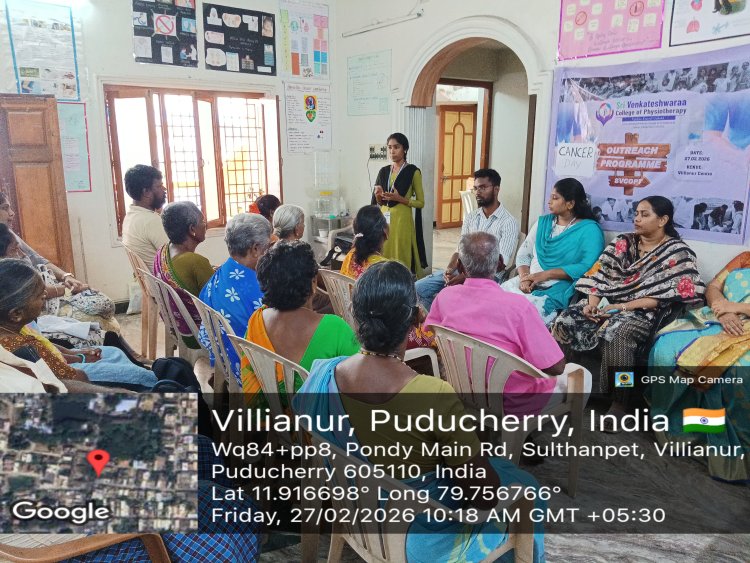 Cancer Day Awareness Program svcopt 2026