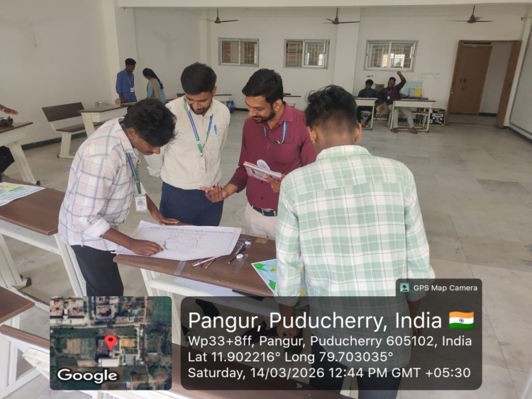 SVCET EEE DEPT CONDUCTED GREEN ART COMPETITION SUSTAINABLE ENGINEERING FOR BETTER PLANET on 14TH MARCH 2026