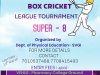 SVCET proudly secured the II Prize in the Box Cricket League Tournament  Super 8