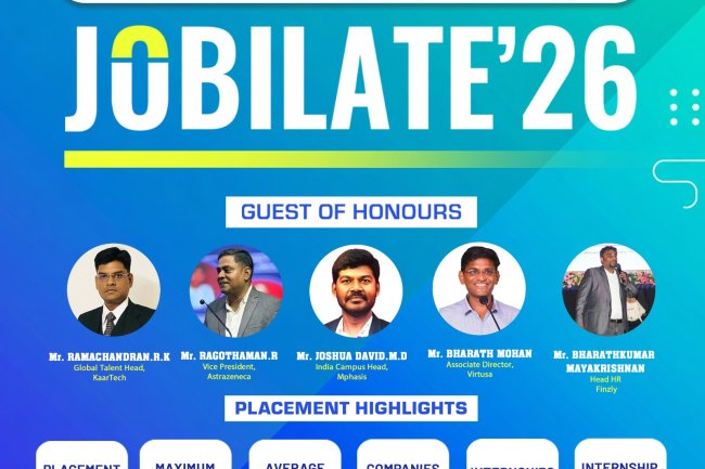 SVCET PLACEMENT OFFER DISTRIBUTION FUNCTION JOBILATE 2026 ON 11TH APRIL 2026