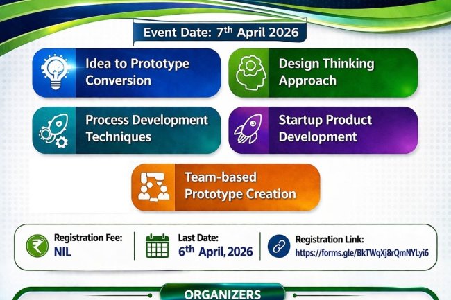 Institution’s Innovation Council IIC of SVCET has organized PROTONEXUS  Where Ideas Meet Innovation and  Development on 7th April 2026