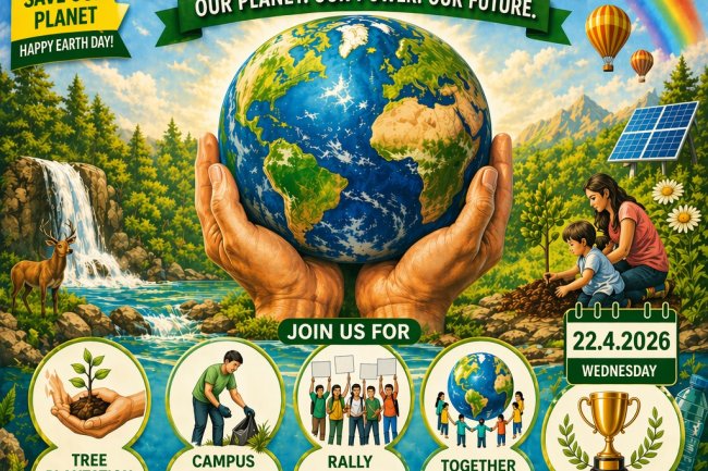 World Earth Day observed with Environmental Initiatives at SVCET on 22nd April 2026