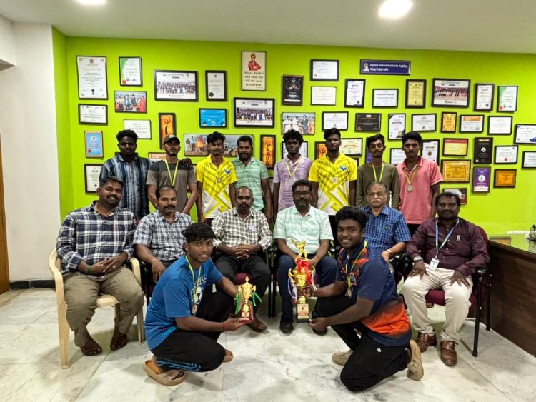 SVCET proudly secured the II Prize in the Box Cricket League Tournament  Super 8