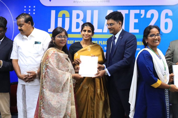 SVCET PLACEMENT OFFER DISTRIBUTION FUNCTION JOBILATE 2026 ON 11TH APRIL 2026