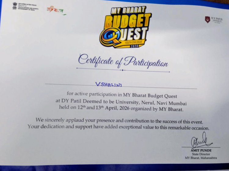 SVDC Shines at MY Bharat Budget Quest 2026
