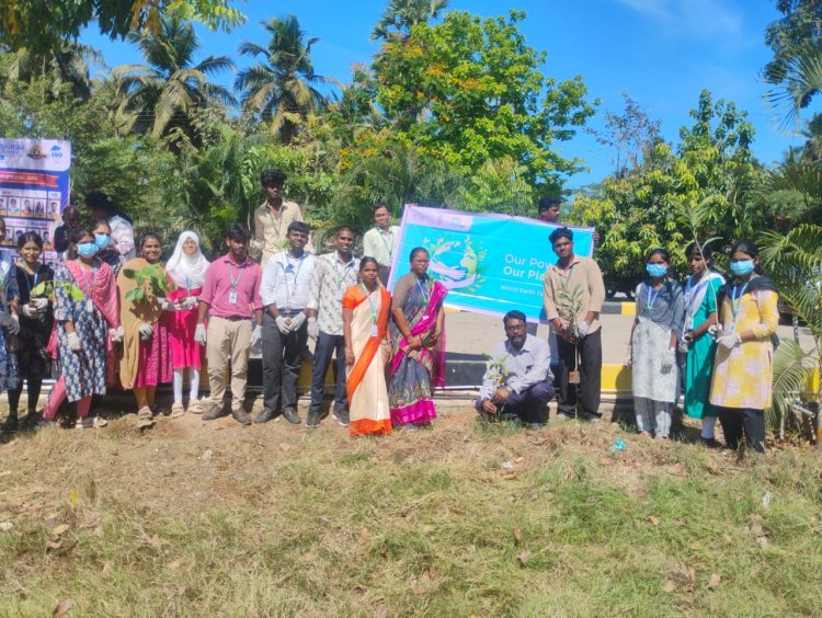 Bisleri foundation has given us the recycled and reused plastics in the form of 2 seating tables in turn for 147kgs of MLP plastics collected by our SVCET