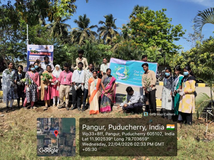 World Earth Day observed with Environmental Initiatives at SVCET on 22nd April 2026