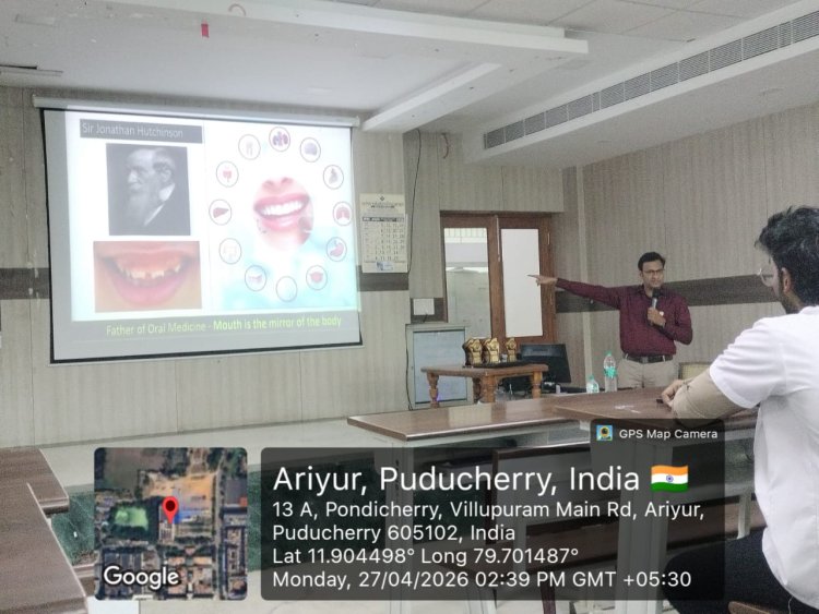 National Oral Medicine and Radiologist day 2026