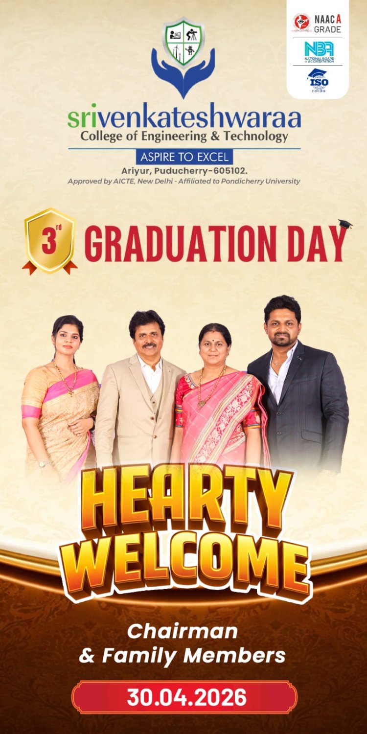 THIRD Graduation Day of SVCET held on April 30 2026 for the batches 2017 to 2021 and 2018 to 2022