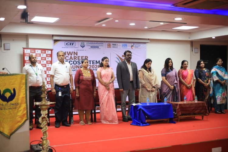 SVCET CII AND IWN Career Ecosystem Launch 2026 in association with the Indian Women Network and Confederation of Indian Industry