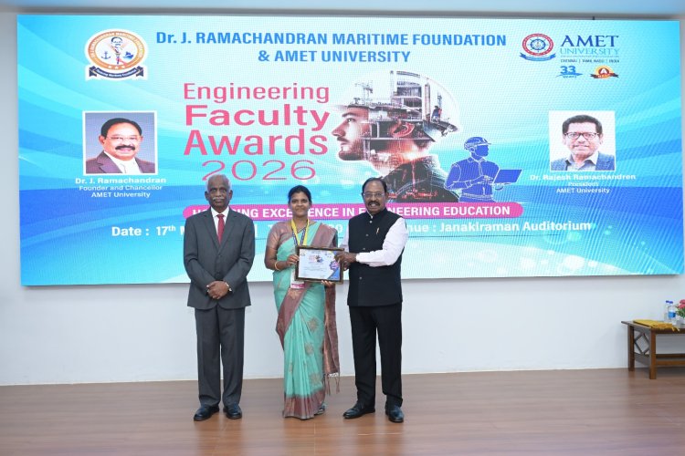 SVCET is proud to share that the faculty members and officials of the Institution have been honoured with Engineering Faculty Awards 2026  on 17th May 2026