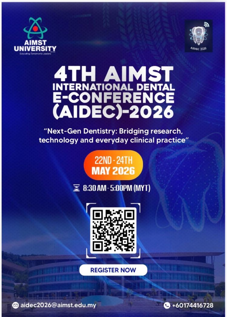 AIMST INTERNATIONAL DENTAL E-CONFERENCE (AIDEC)-2026
