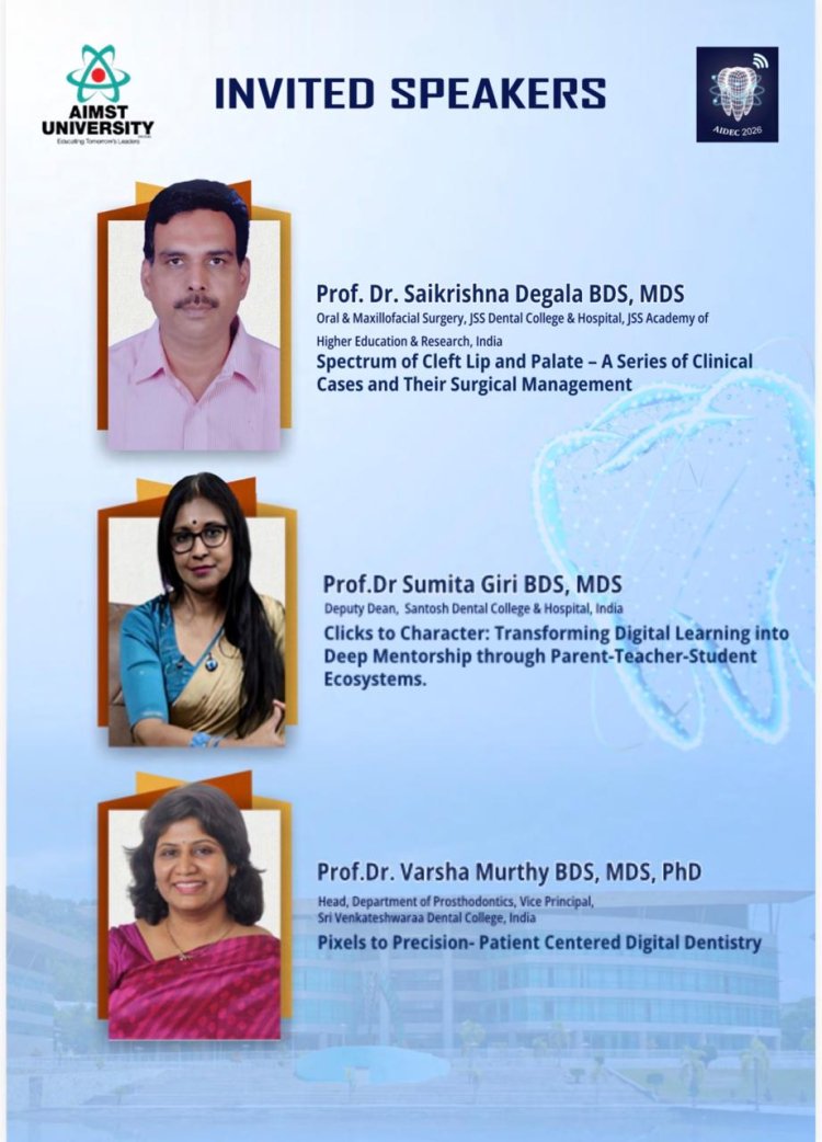 AIMST INTERNATIONAL DENTAL E-CONFERENCE (AIDEC)-2026