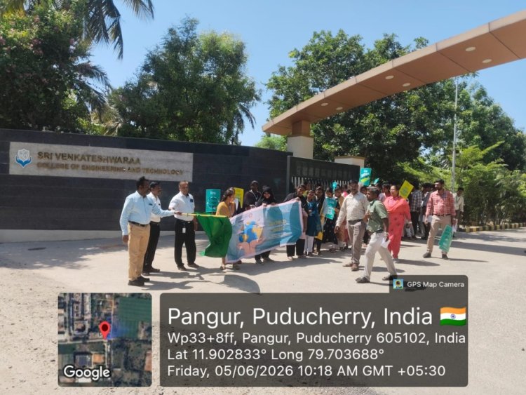 SVCET NSS UNIT CONDUCTED AWARENESS RALLY ON WORLD ENVIRONMENT DAY 2026  