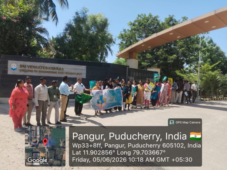SVCET NSS UNIT CONDUCTED AWARENESS RALLY ON WORLD ENVIRONMENT DAY 2026  