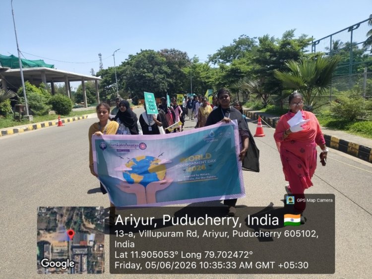 SVCET NSS UNIT CONDUCTED AWARENESS RALLY ON WORLD ENVIRONMENT DAY 2026  