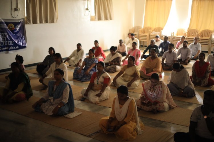 International day of Yoga event conducted on 20th June 2026 along with Puducherry ISHA YOGA Foundation