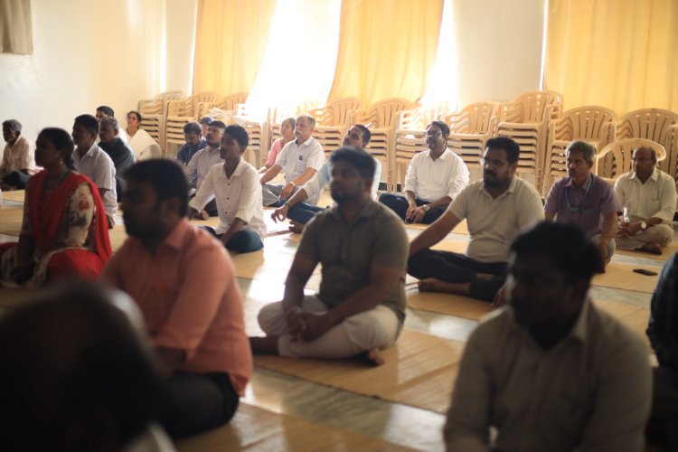 International day of Yoga event conducted on 20th June 2026 along with Puducherry ISHA YOGA Foundation