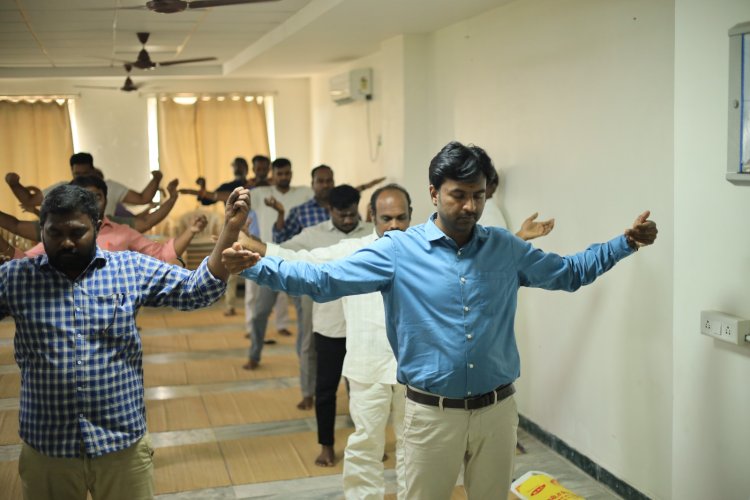 International day of Yoga event conducted on 20th June 2026 along with Puducherry ISHA YOGA Foundation