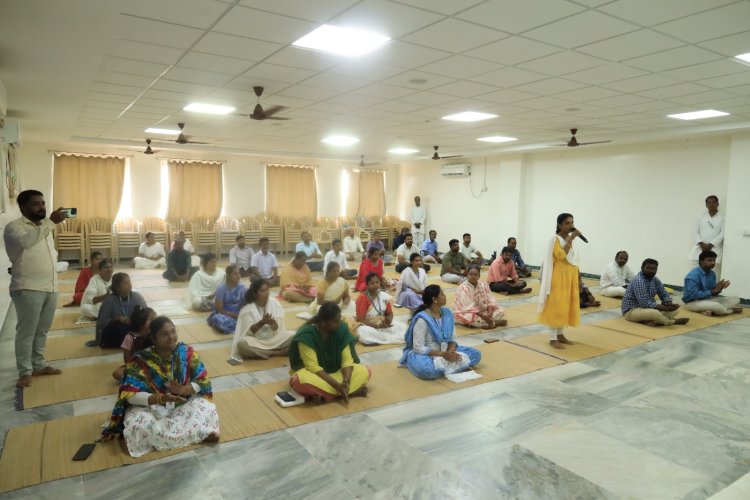 International day of Yoga event conducted on 20th June 2026 along with Puducherry ISHA YOGA Foundation
