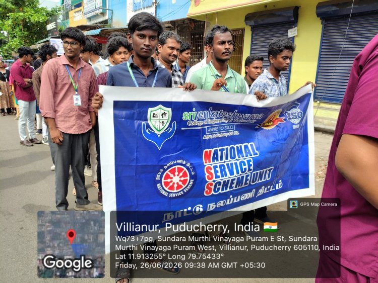 International Day Against Drug Abuse and Illicit Trafficking was observed on 26 June 2026