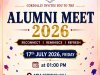 Alumni Meet for the B Tech 2019 2023 B Tech 2020 2024 and MBA 2022 2024  passed out batches was successfully conducted on 17 July 2026