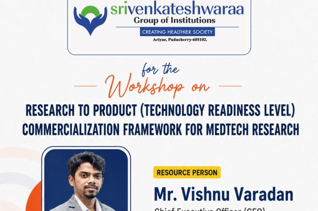 SVCET   have organized R & D talk for all faculty members of SVGI on 27.06.2026