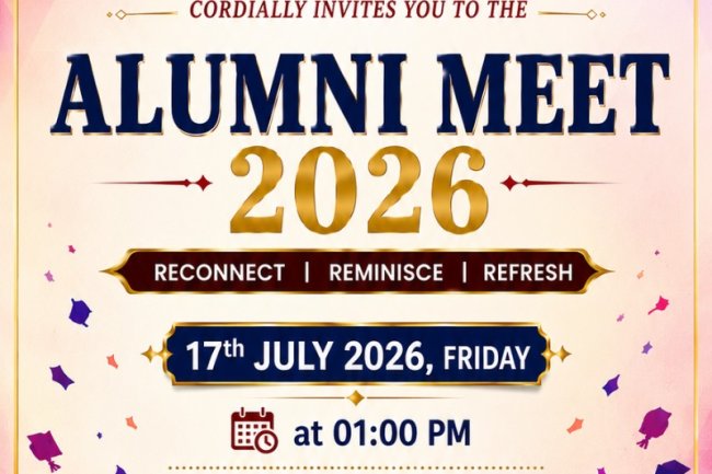 Alumni Meet for the B Tech 2019 2023 B Tech 2020 2024 and MBA 2022 2024  passed out batches was successfully conducted on 17 July 2026