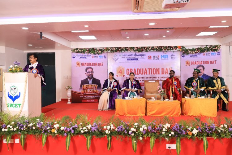 4th Graduation Day of SVCET was successfully held on July 17  2026 for 2019 to 2023 and 2020 to 2024  MBA 2022 to  2024 batch