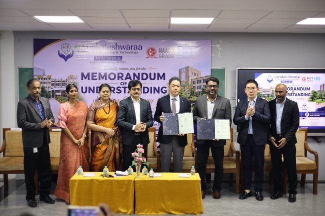 International Academic Delegation from Dongguk University Seoul Visits SVCE&T