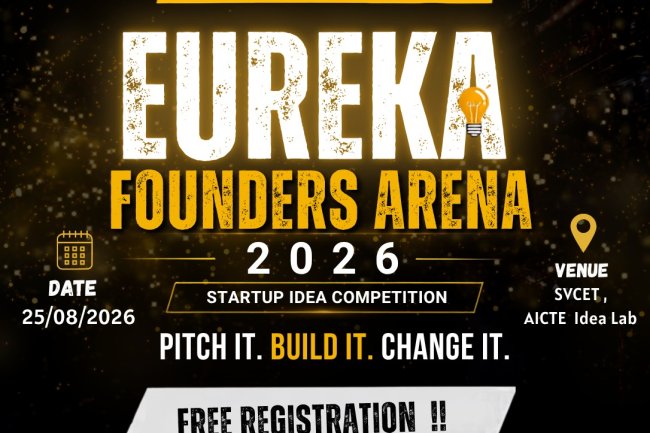 EUREKA Founders Arena 2026 was initiated by Future Founders 360 on 25th August 2026 